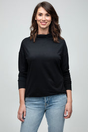 Everyday Sabbatical long-sleeve top — soft, breathable, wrinkle-resistant.