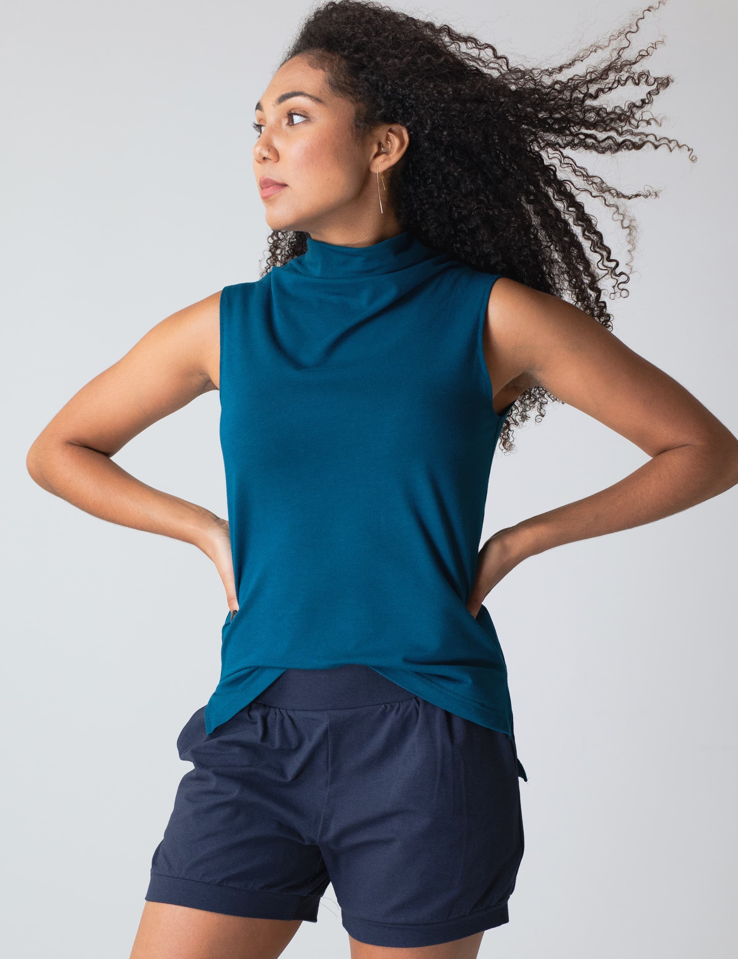 Everyday Sabbatical Everyday Short — lightweight short with flexible thigh band to prevent riding up.