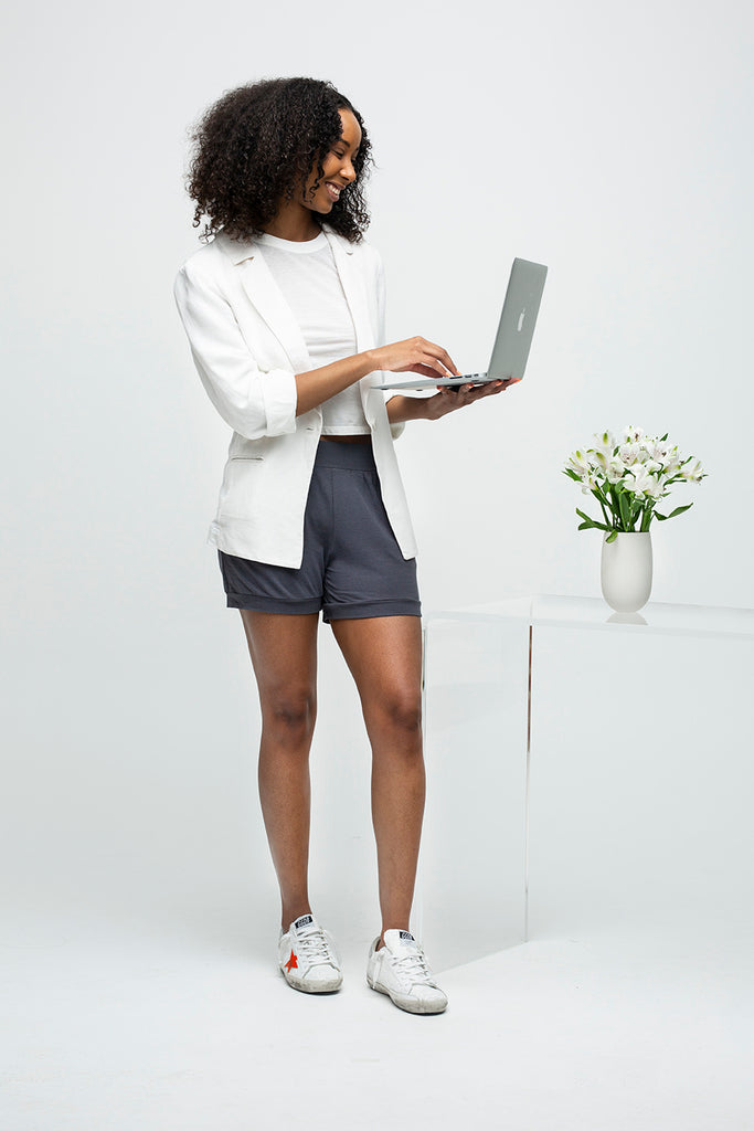 Everyday Sabbatical Everyday Short — lightweight short with flexible thigh band to prevent riding up.